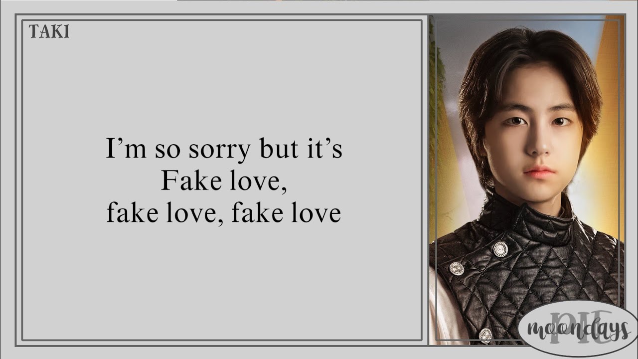 I-LAND (Fake Love TEAM) - Fake Love (BTS Test) 'Easy Lyrics'