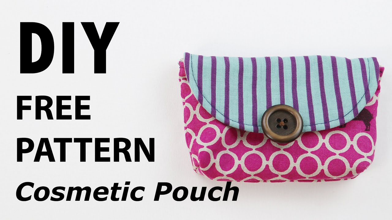 DIY Free Pattern - Cosmetic pouch