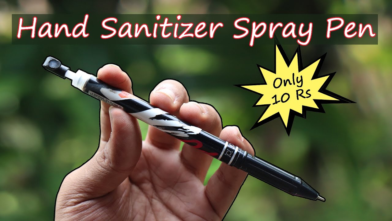 Hand Sanitizer Spray Pen | How to make Hand Sanitizer spray pen