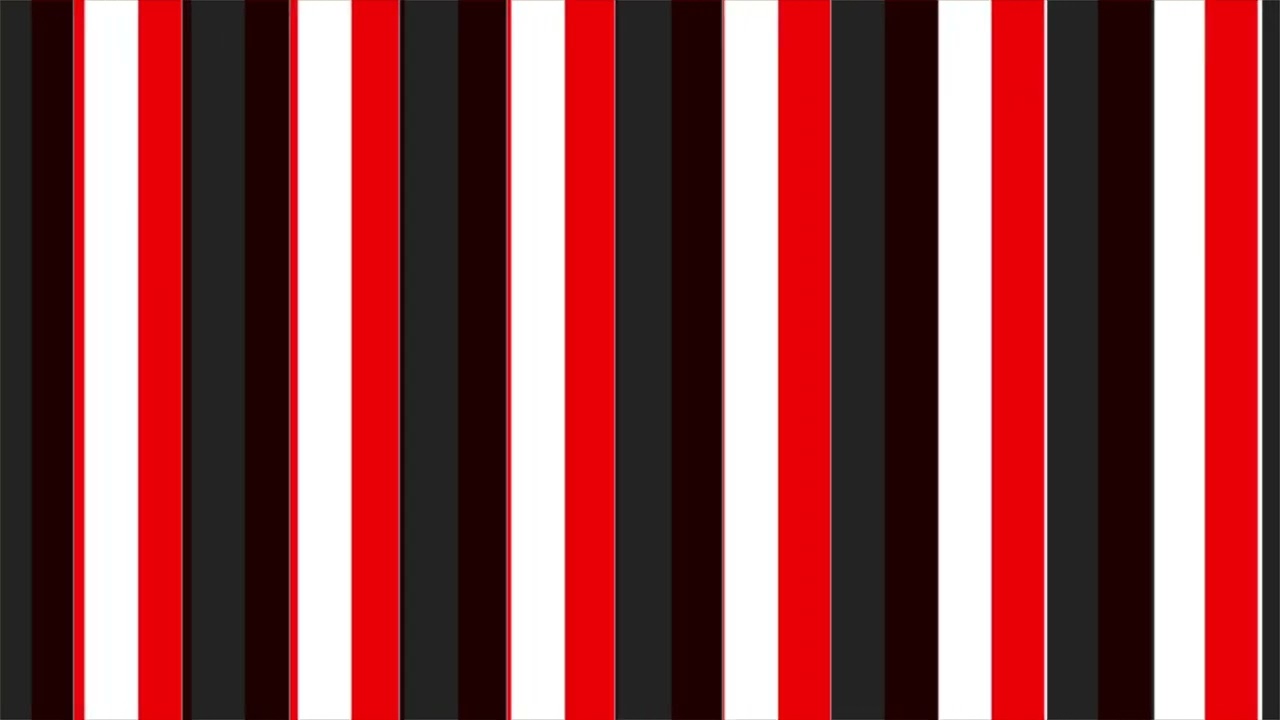 Optokinetic Stripes Red & Black Right to Left Moving at Different Speeds