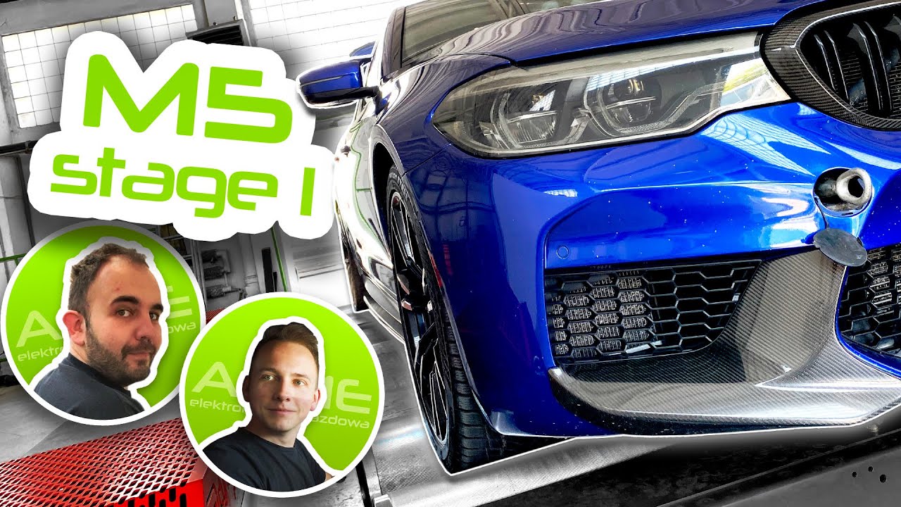 Chip silnika i program skrzyni. BMW M5 F90 stage 1 (651 KM, 847 Nm)