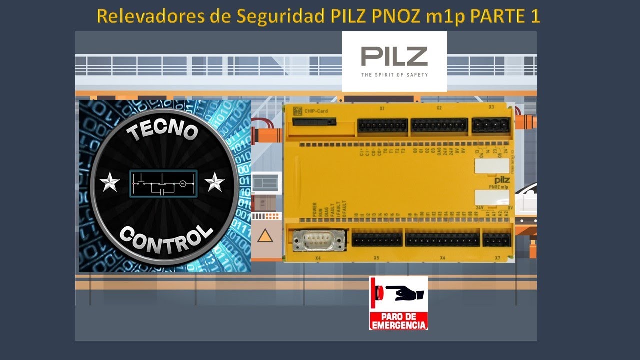 Relevadores de Seguridad PILZ PNOZ m1p PARTE 1