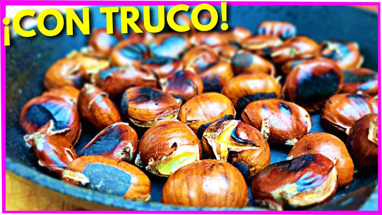 🌰 CÓMO ASAR CASTAÑAS EN CASA de 2 FORMAS diferentes ⭐¡CON TRUCO!⭐ASAR CASTAÑAS RÁPIDO ¡EN 3 MINUTOS!