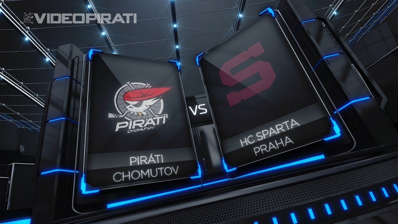19. kolo TELH: Piráti Chomutov - HC Sparta Praha 6:5 po prodloužení sestřih