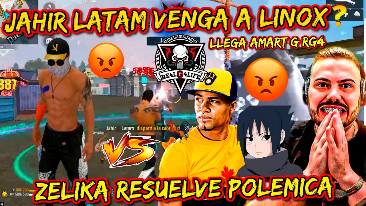 POLEMICA! 1VS1 JAHIR LATAM VS RG4 ZACK  LLEGA LINOX AL DIRECTO Y ZELIKA RESUELVE EL PROBLEMA DEL PVP