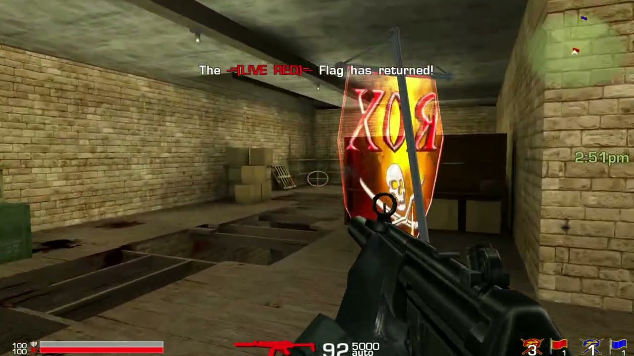 Soldier of Fortune 2: Double Helix (PC) - CTF on live_attic | Online Gameplay