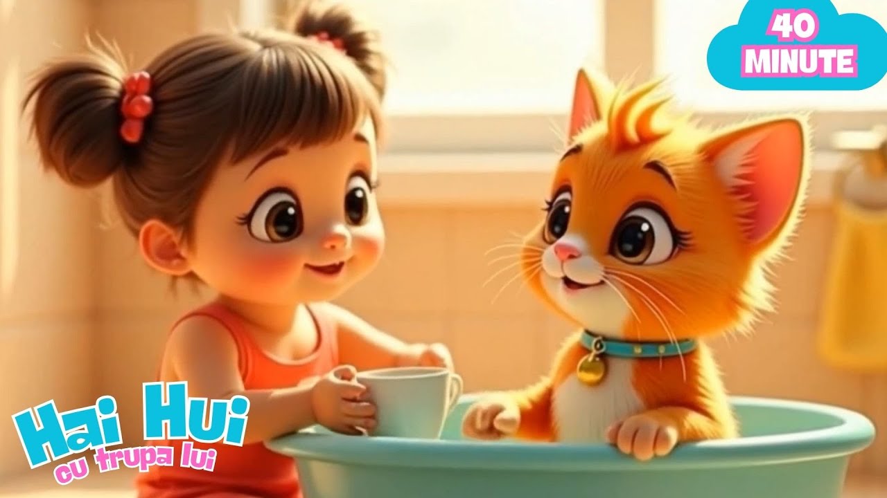 Pisicuță, pis, pis 🐱 CELE MAI IUBITE CÂNTECELE PENTRU COPII HAI HUI