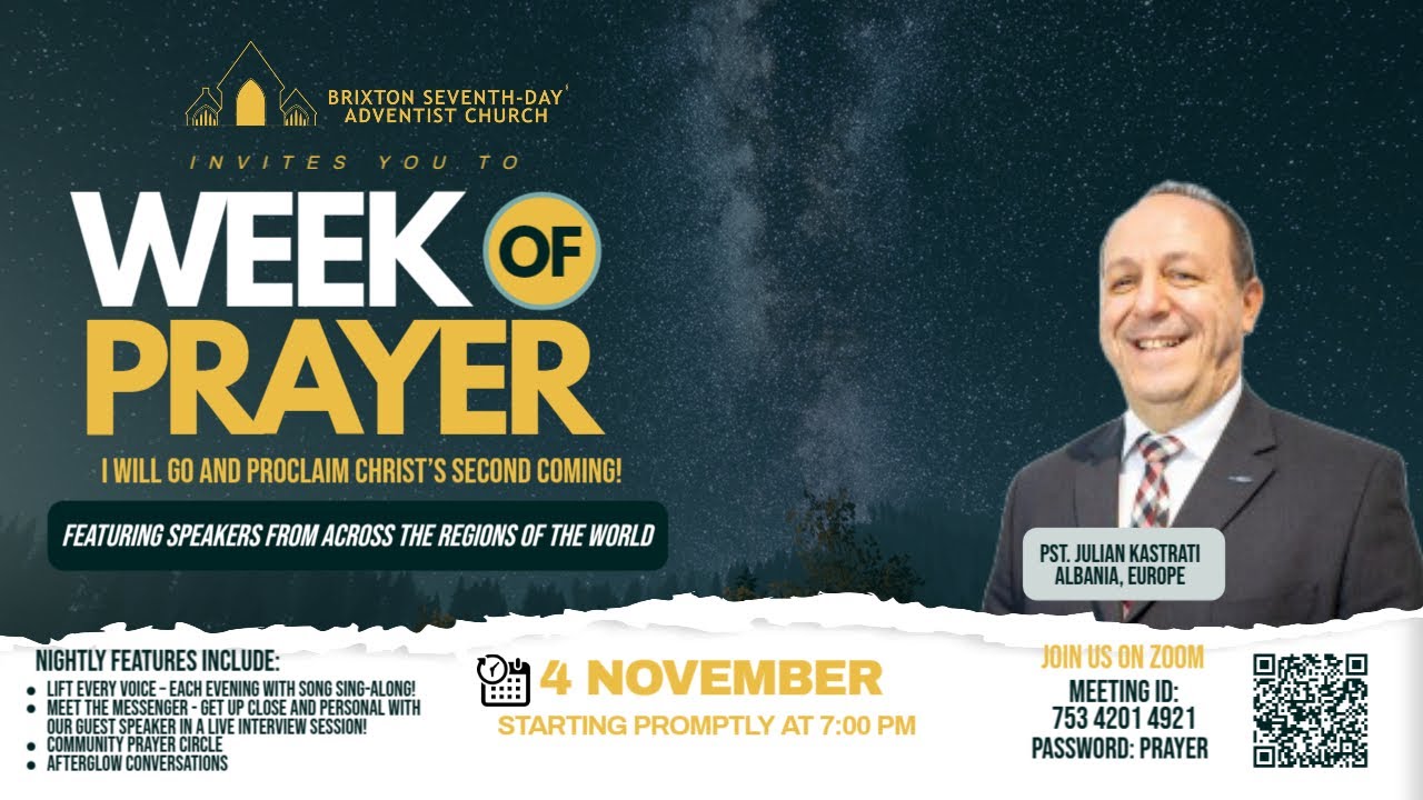 Brixton SDA Week of Prayer - Tuesday