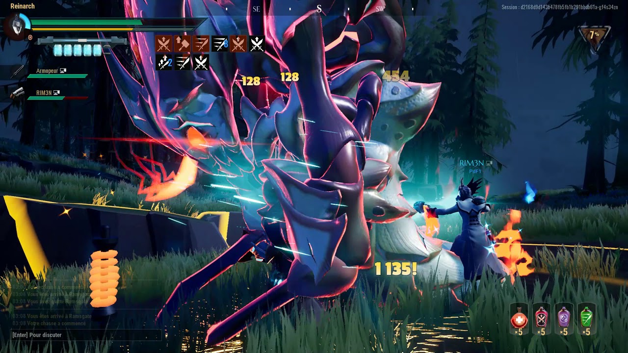 Dauntless 0.8.2/  1:55:98 Rezakiri Speedrun /Hammer Build