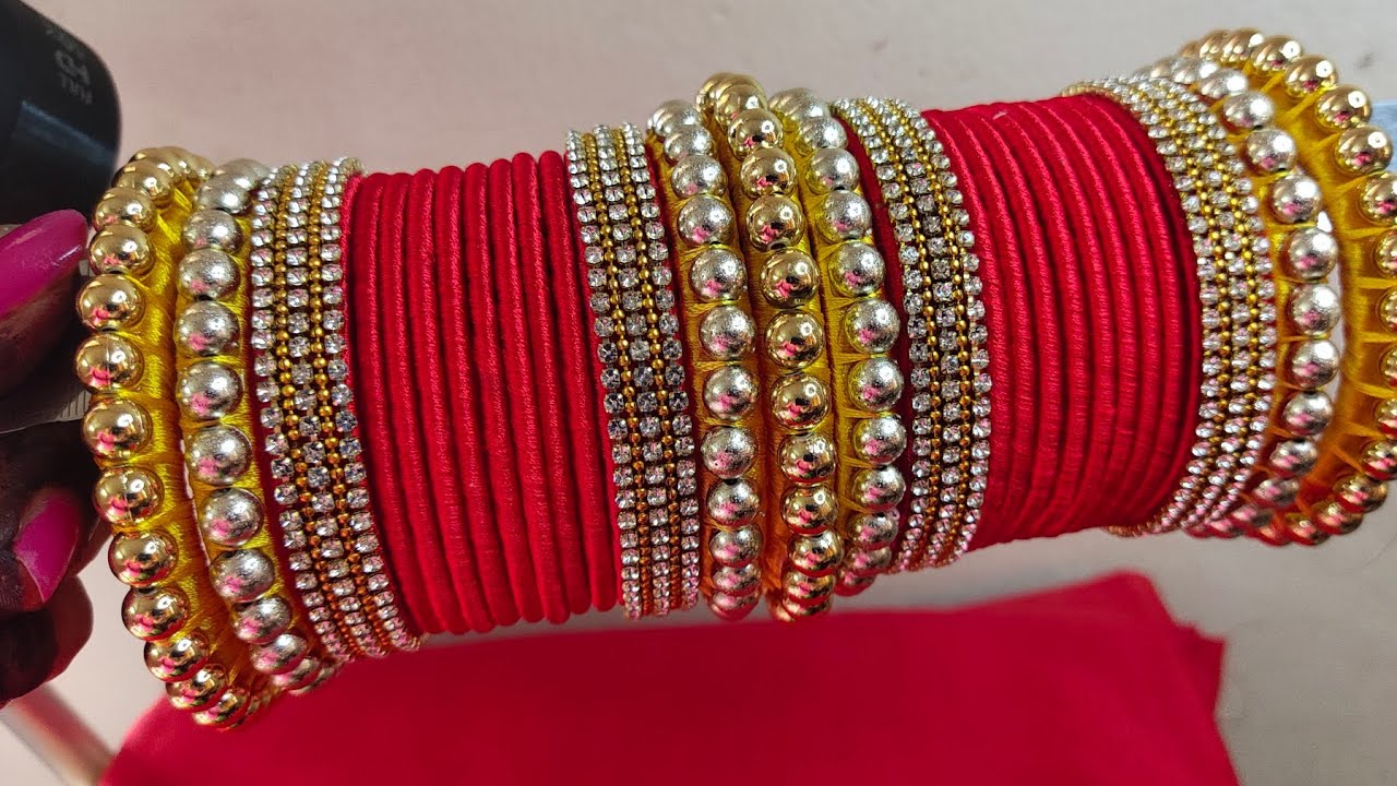 पुरानी चूड़ियों को दे नया लुक , बनाए करवा चौथ के लिए चूड़ा।। Resuse your old bangles in unique way