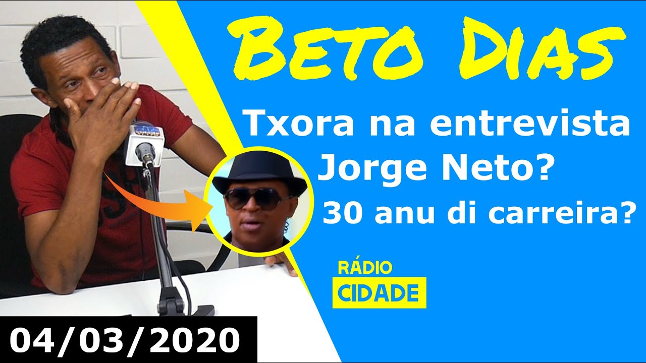 Beto Dias txora na entrevista, fala sobre Jorge Neto e 30 anu di carreira - 04/03/20