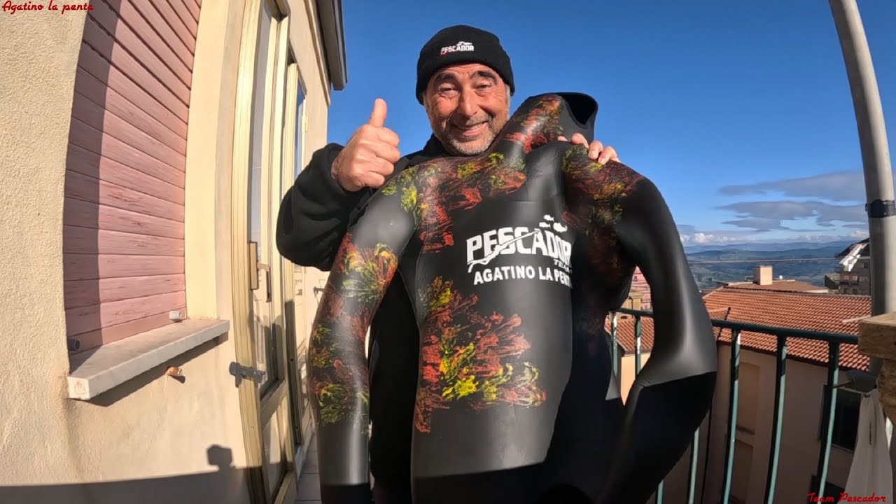 Pesca Sub nuova Muta invernale della PESCADOR roba per veri Campioni 💯💯💯