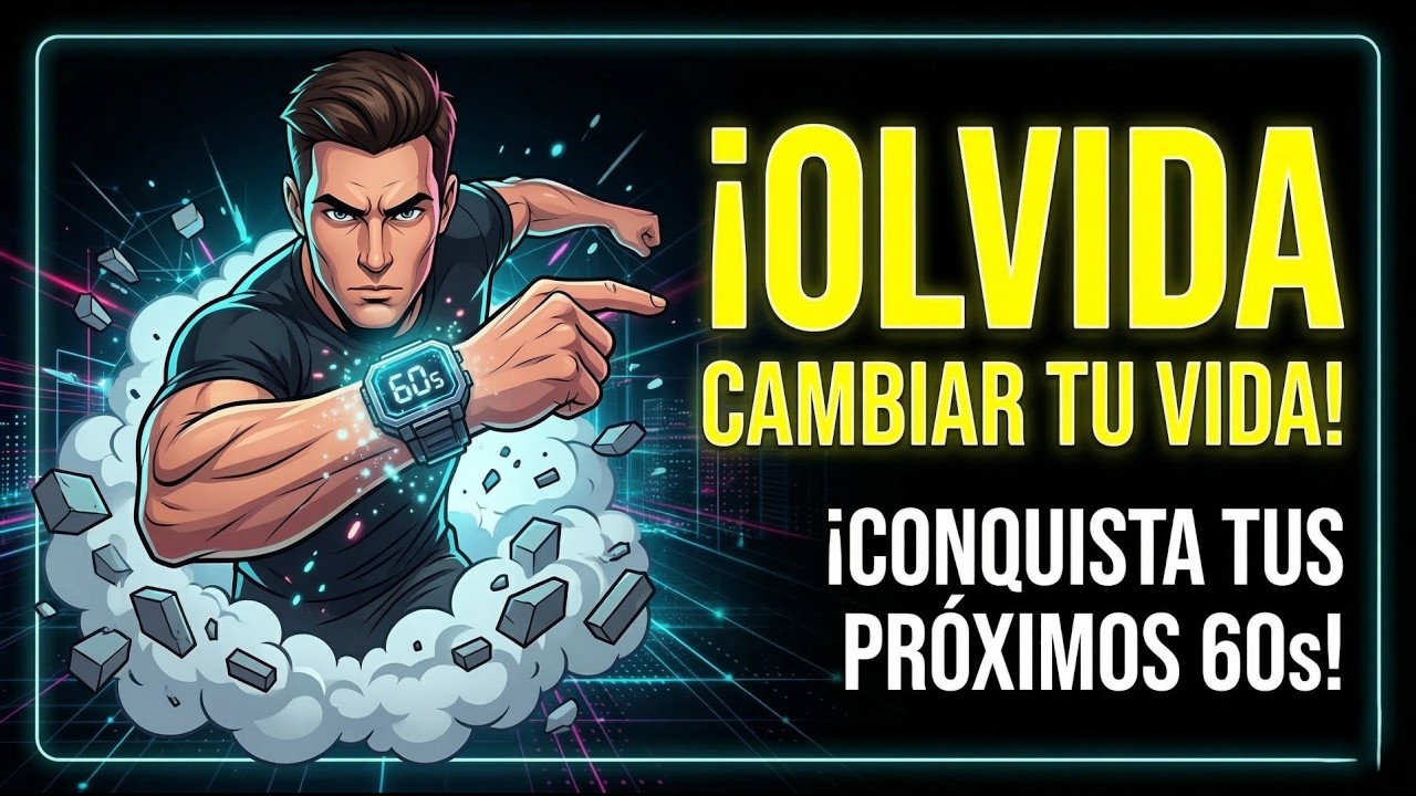 ¡Deja de intentar cambiar tu vida! (Solo necesitas 60 segundos) ⏳