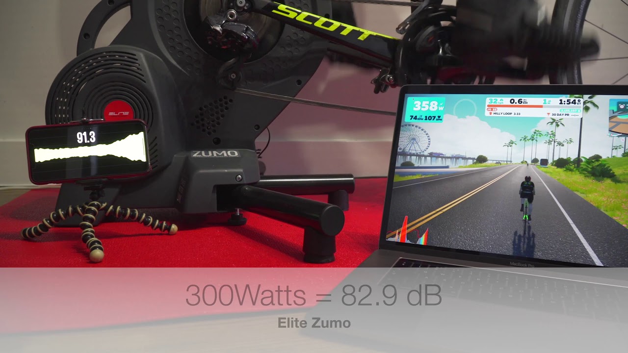 Elite Zumo Smart Trainer Noise Test - Cheap But Noisy