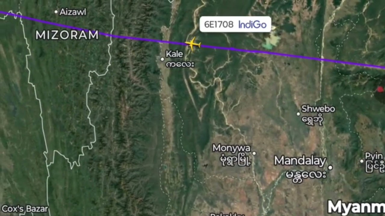 Hong Kong to Delhi✈️ flight route | Indigo flight Hong Kong to Delhi | #flight 