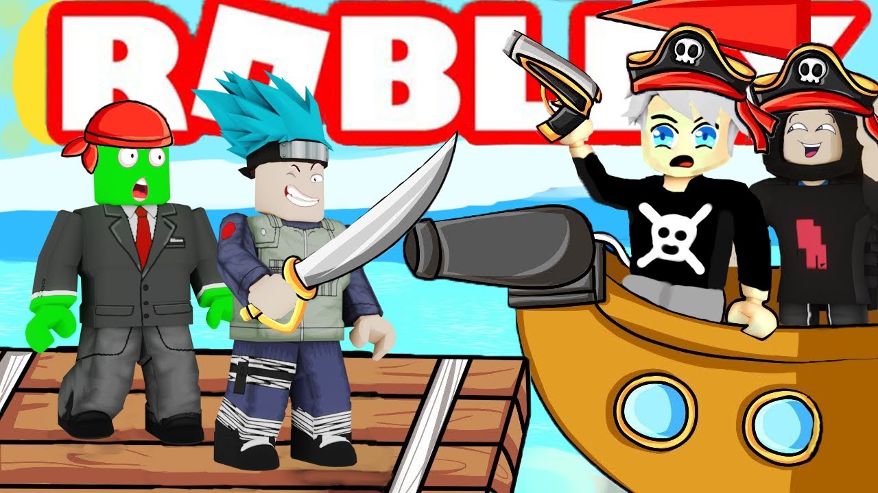 روبلوكس : حرب القراصنه مع@Rahumi و@OtakuG و@PmnMinecraft الورع 🐸💚
