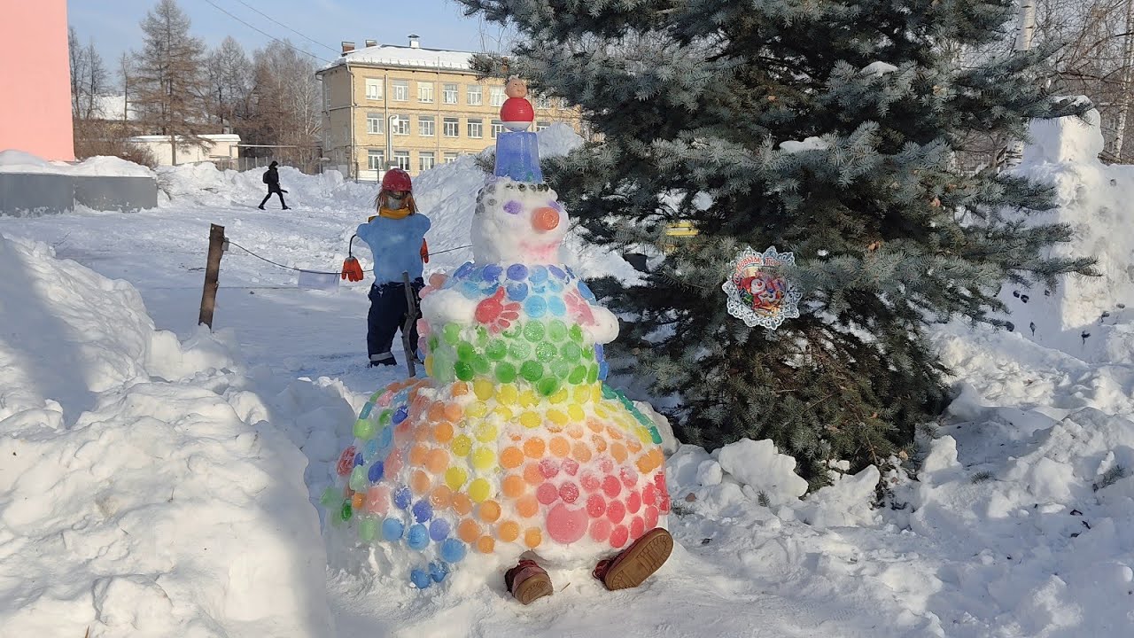 А вы видели таких снеговиков?