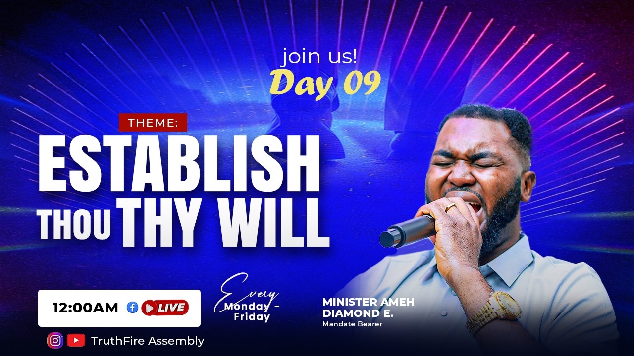 LUZ The Midnight Prayer Encounter ||ESTABLISH THOU THY WILL DAY 9