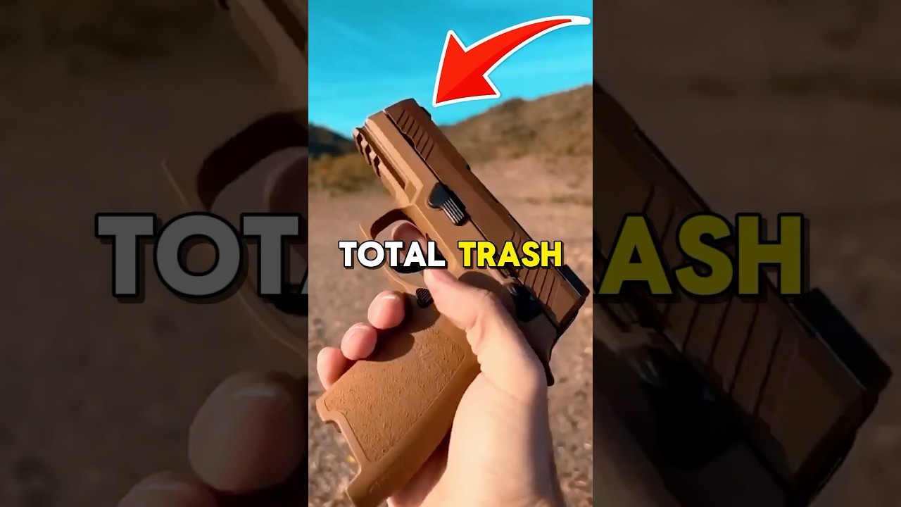 Top 3 Most Unreliable Handguns Ever Made! #military #shorts