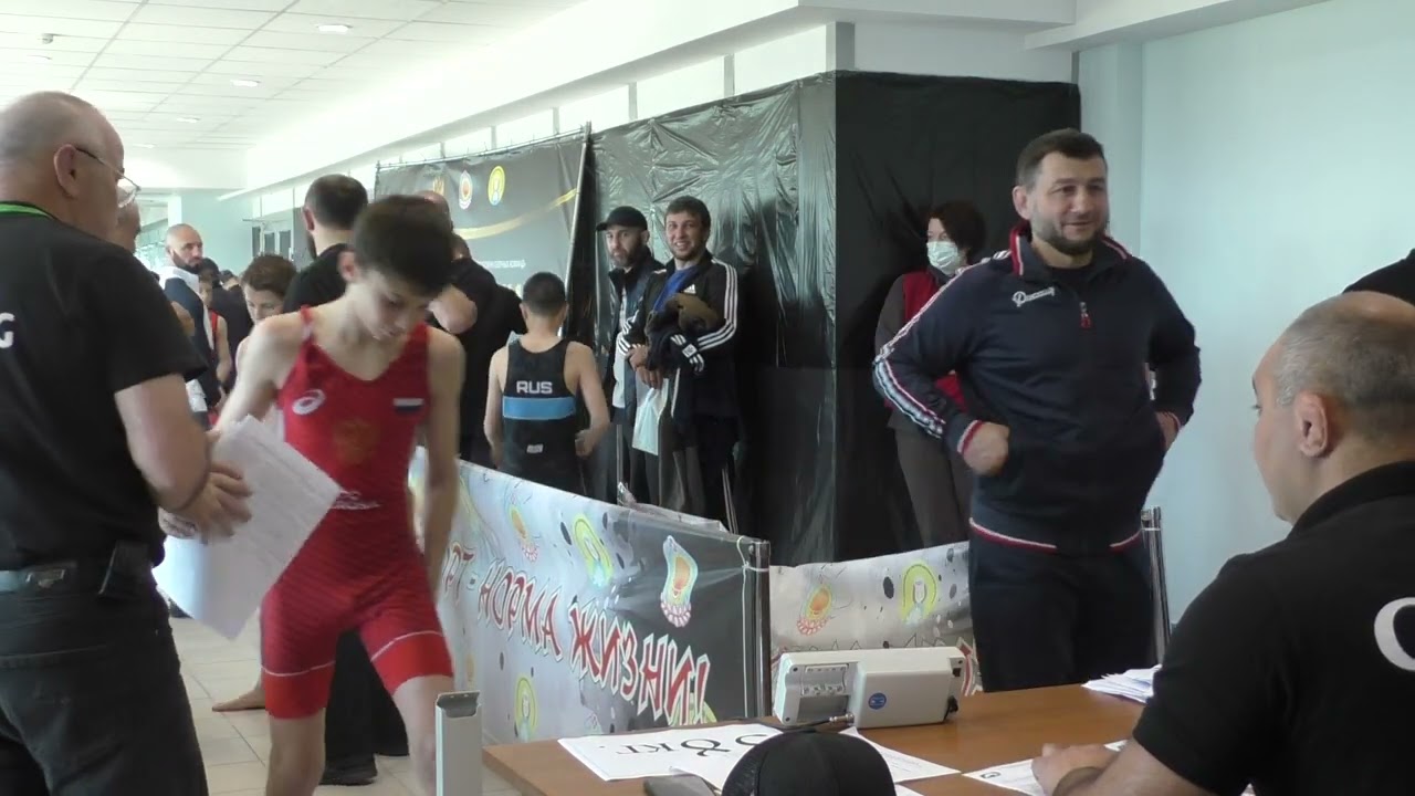 Взвешивание борцов до 38 кг, Россия U15 Элиста. 2ч.