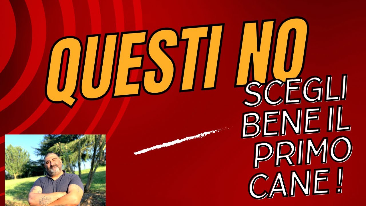 i Cani non adatti ai neofiti !