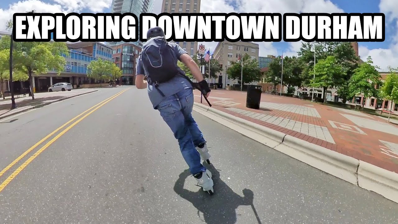 Exploring Downtown Durham on Inline Skates // USD Aeon 72