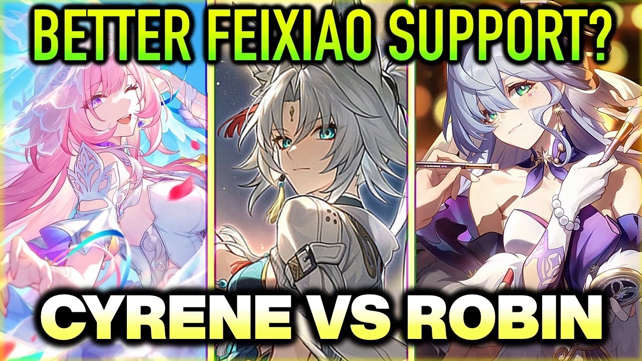 CYRENE vs ROBIN? Feixiao MoC Team Comparison Showcase | Honkai Star Rail 3.7