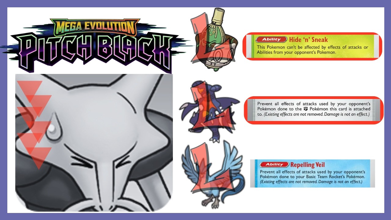 What Happens to Alakazam with Pitch Black?