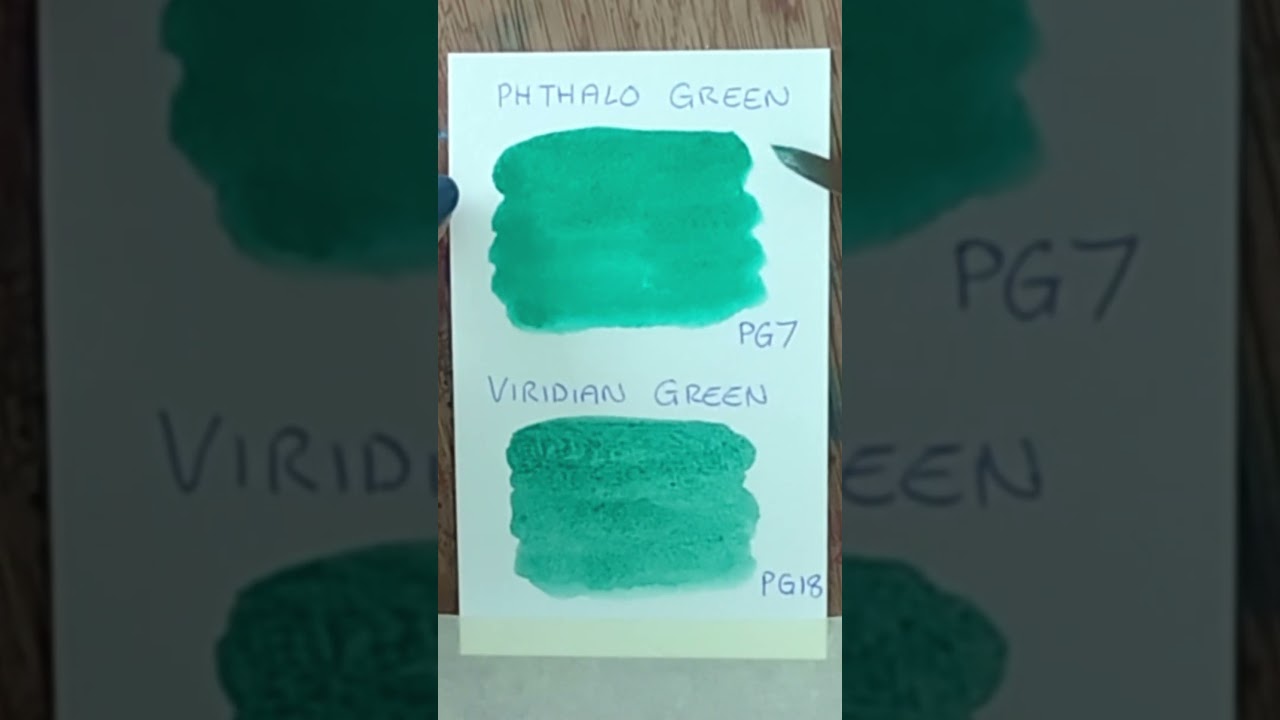 Are Viridian And Phthalo Green The SAME Color?!