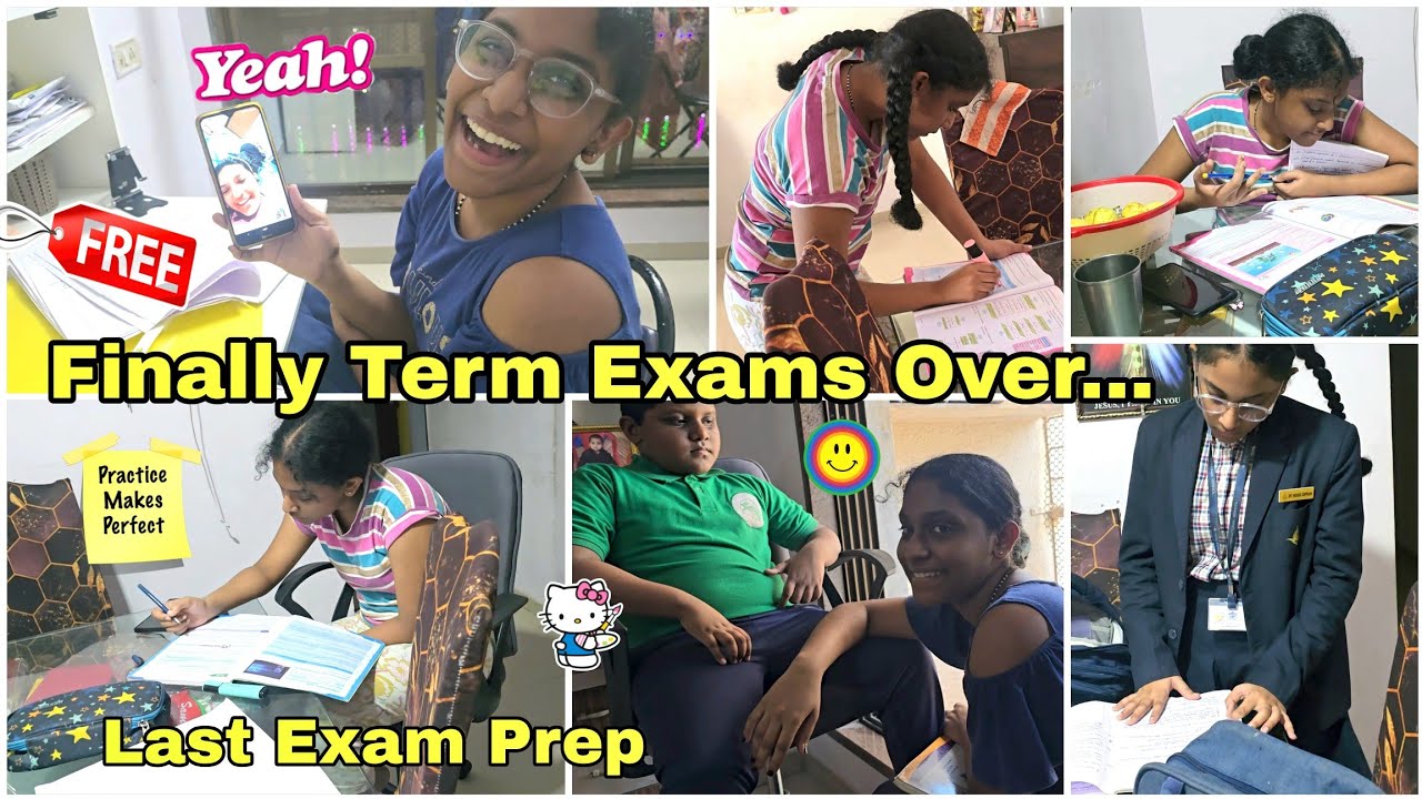 *Ученик 8-го класса ICSE* ПОСЛЕДНИЙ экзамен по ИКТ✍️Подготовка поздно вечером😫Экзамены закончилис...