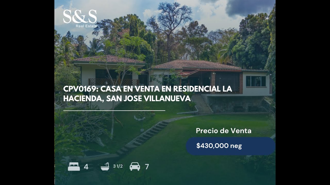VENDIDA! CPM0169: Casa en Venta en Residencial La Hacienda, San José Villanueva