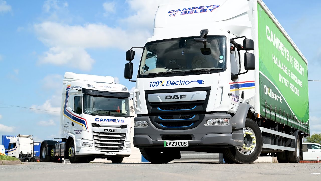 DAF Electric truck review: 1 year in with Campeys of Selby