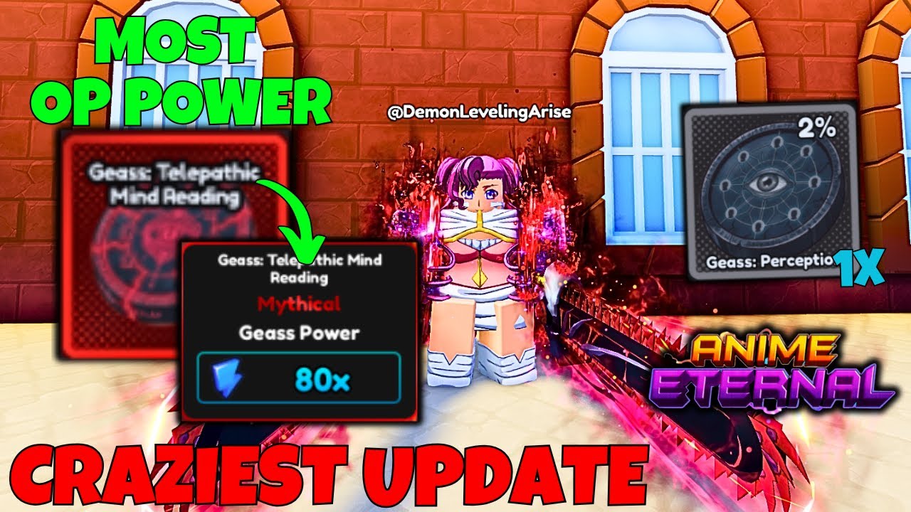 Самая мощная ОП-СИЛА! Самое безумное ОБНОВЛЕНИЕ в аниме Eternal Update 24!