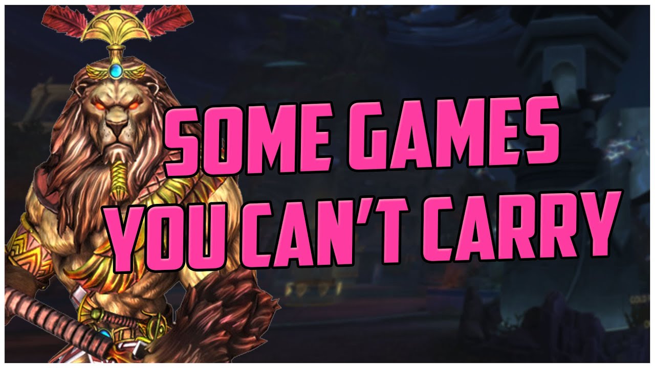 SOME GAMES YOU CAN'T CARRY - ANHUR RANKED SMITE S10