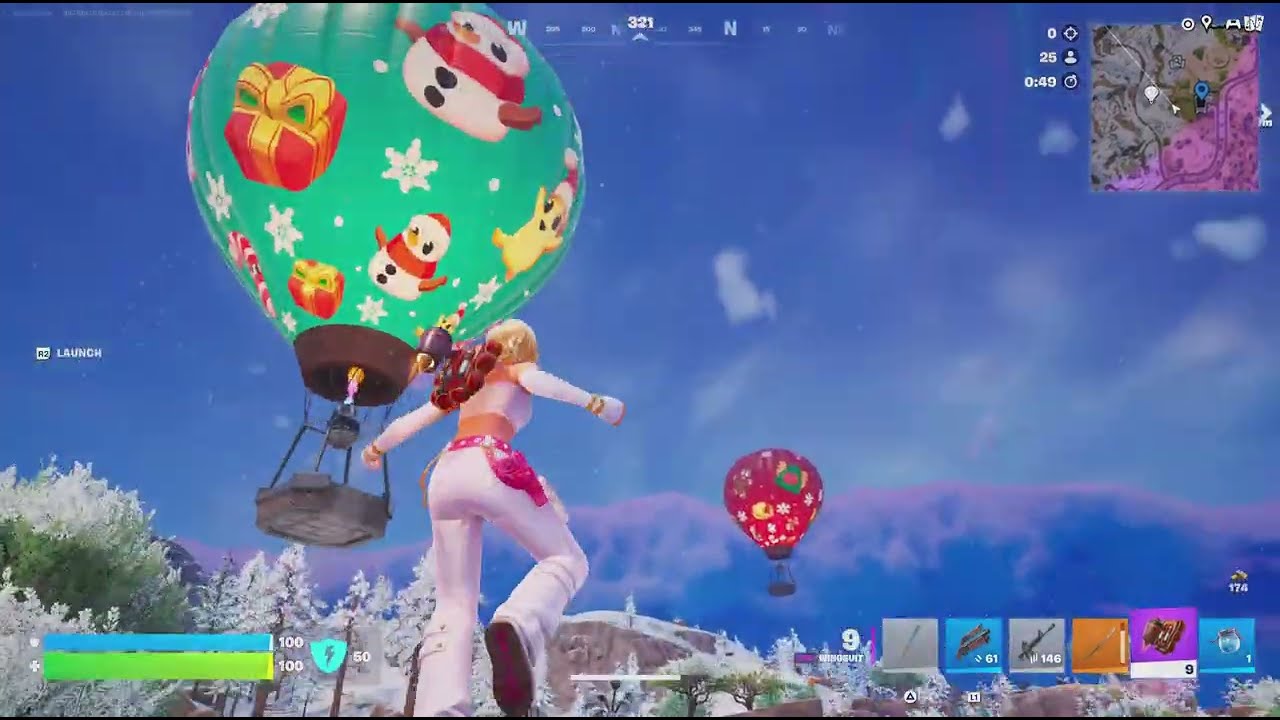 Fortnite Winterfest 2025 Crown Win 👑 TWO Wins in a Row! Forsaken Vow Sword & Wingsuit Meta