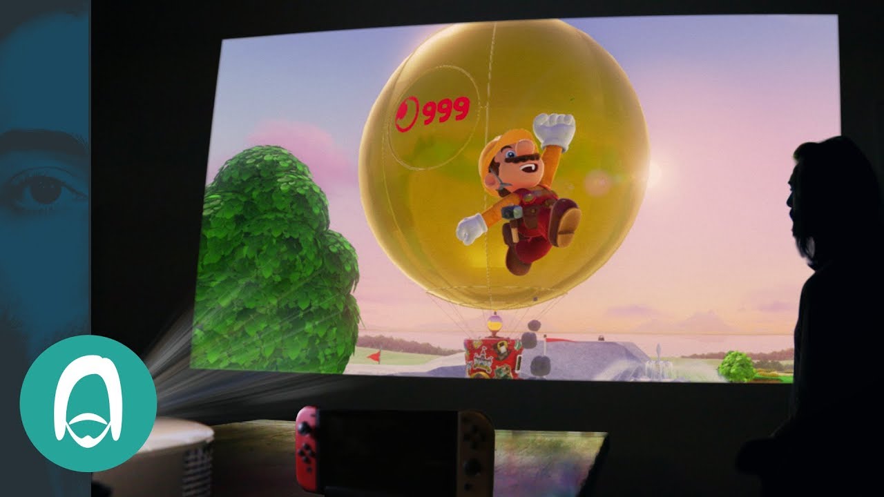 Playing a Nintendo Switch on a HUGE 120