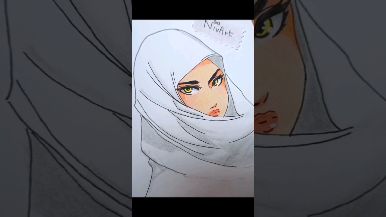 anime hijab girl 