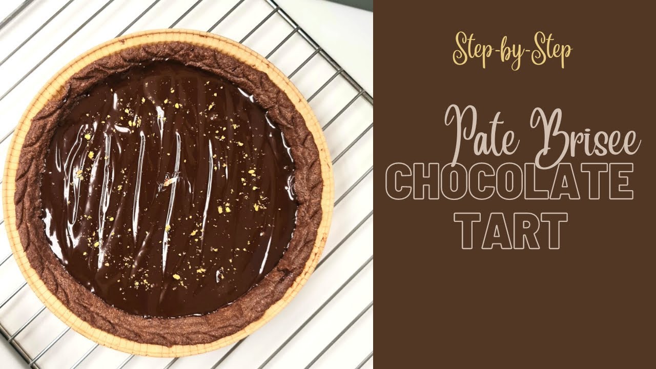 Chocolate Ganache Tart Using Pate Brisee Flaky Shortcrust Pastry