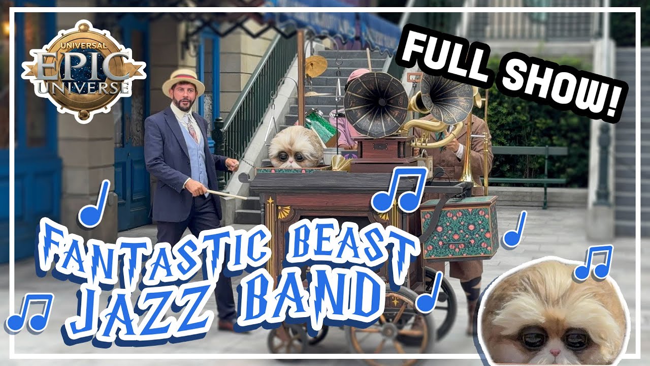 Place Cachée Jazz Band with Plume the Puffskein - Harry Potter Ministry of Magic at Epic Universe