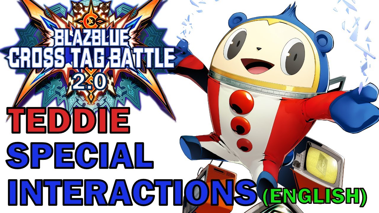 Blazblue Cross Tag Battle 2.0: все особые взаимодействия с плюшевыми игрушками на английском язык...