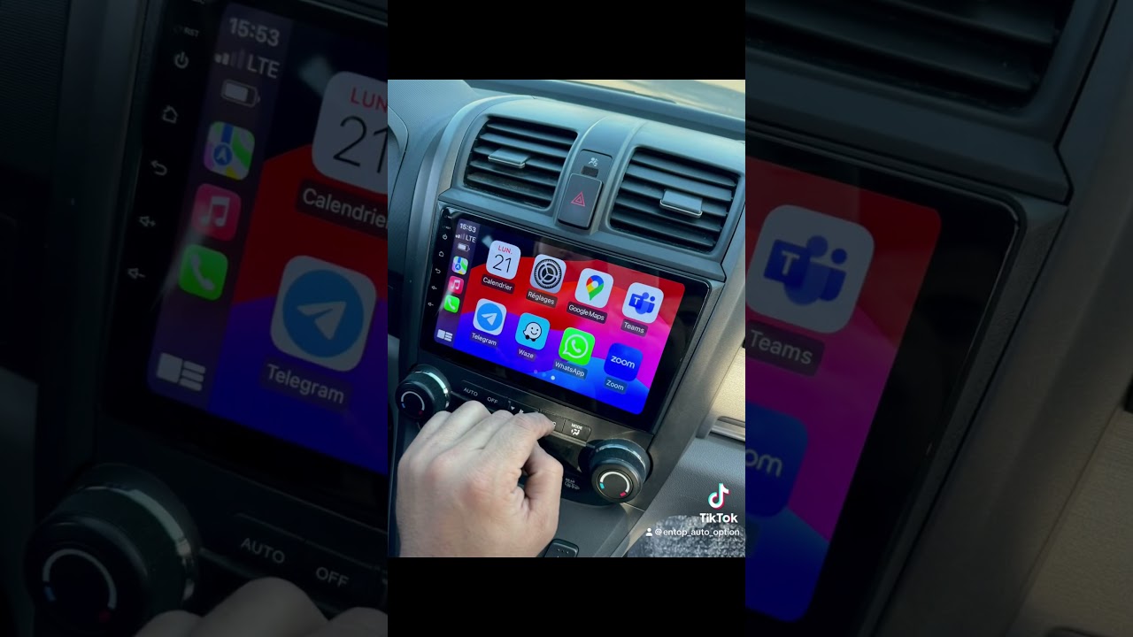 Honda crv 2008 apple CarPlay radio #automobile