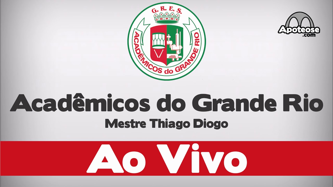 Áudio Ao Vivo - Bateria Grande Rio 2018 - Desfile - #AoVivo18