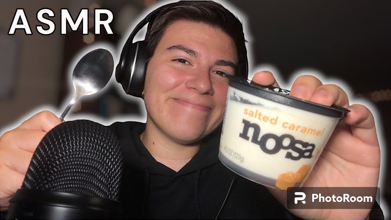 ASMR Eating Yogurt and Rambling