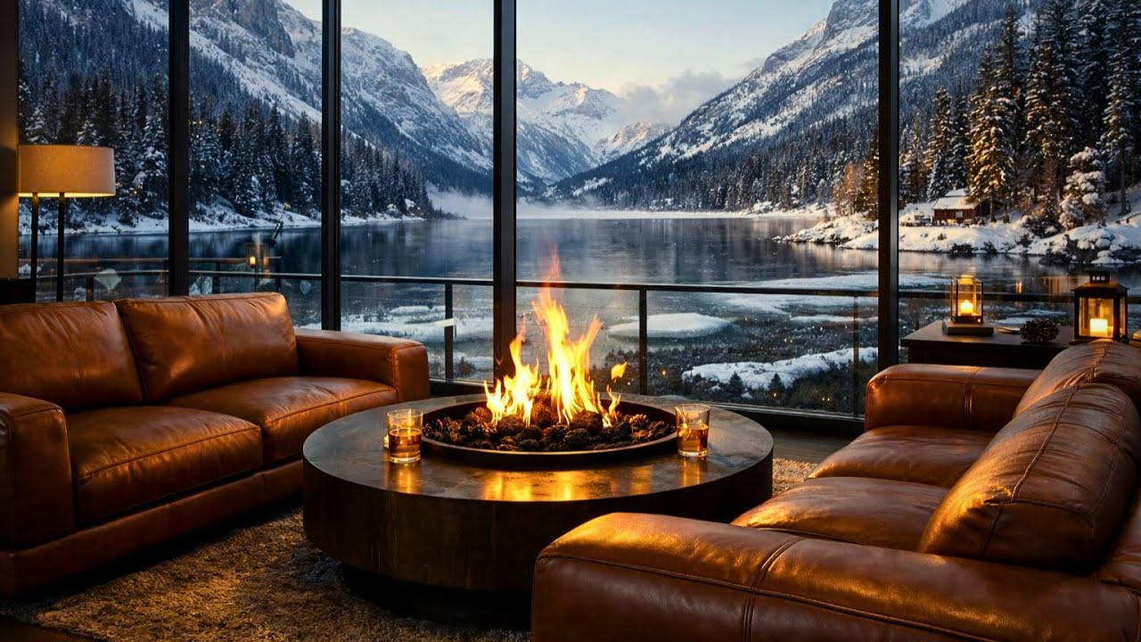 Relaxation & meditation 🔥Crackling Fire🔥 Cozy Ambience.