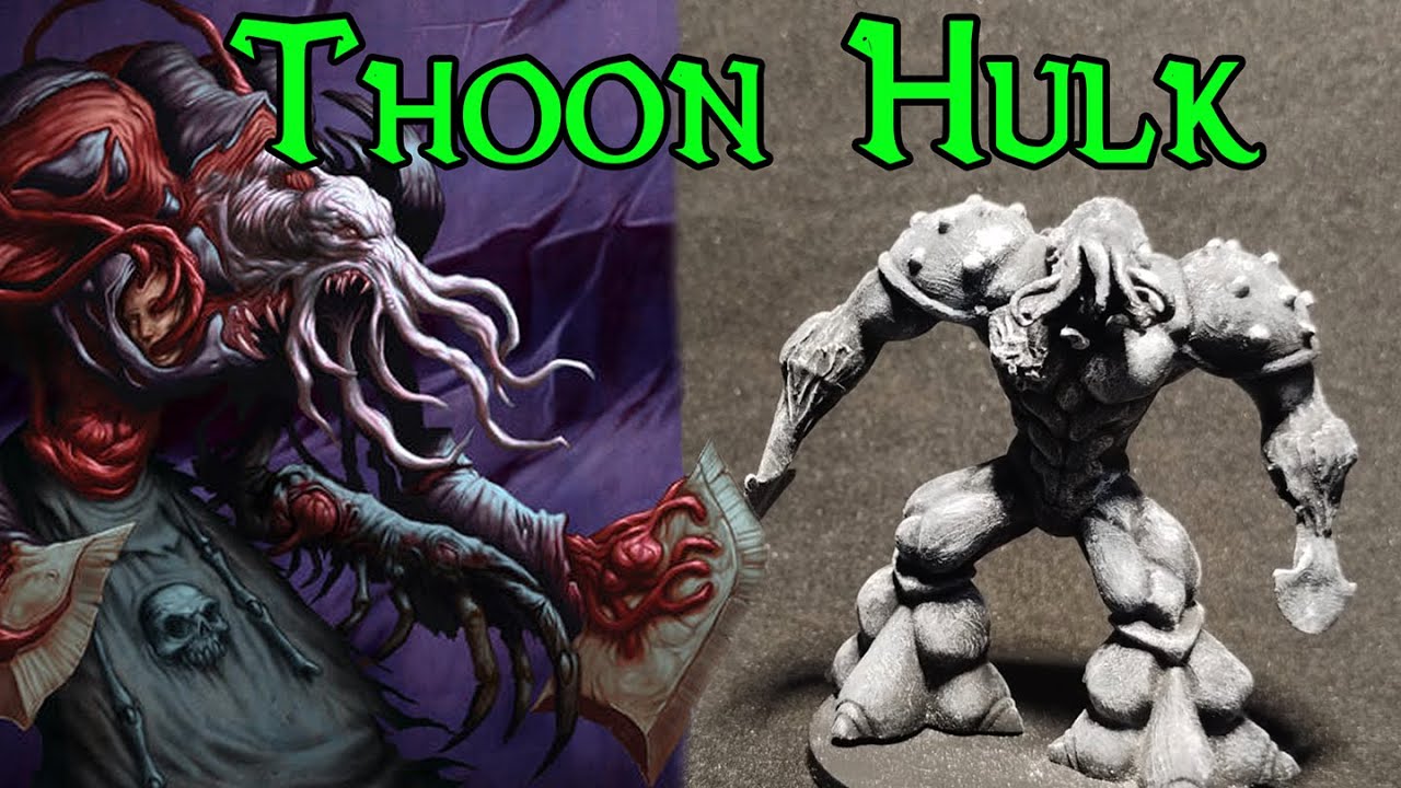 Fazendo um Thoon Hulk Mind Flayer! - Fazendo miniaturas de RPG com Brinquedo #dungeonsanddragons