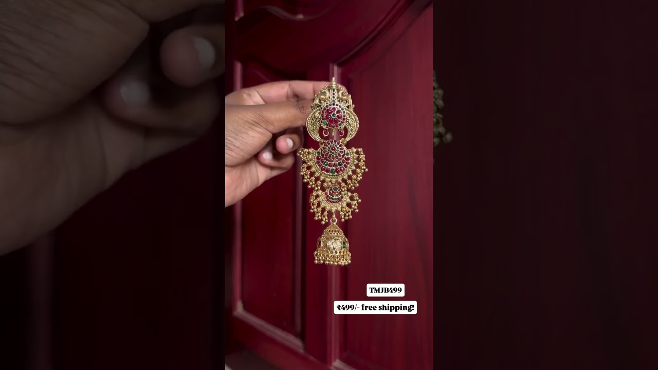 Traditional Bridal Jada Billa &ndash; Temple Collection