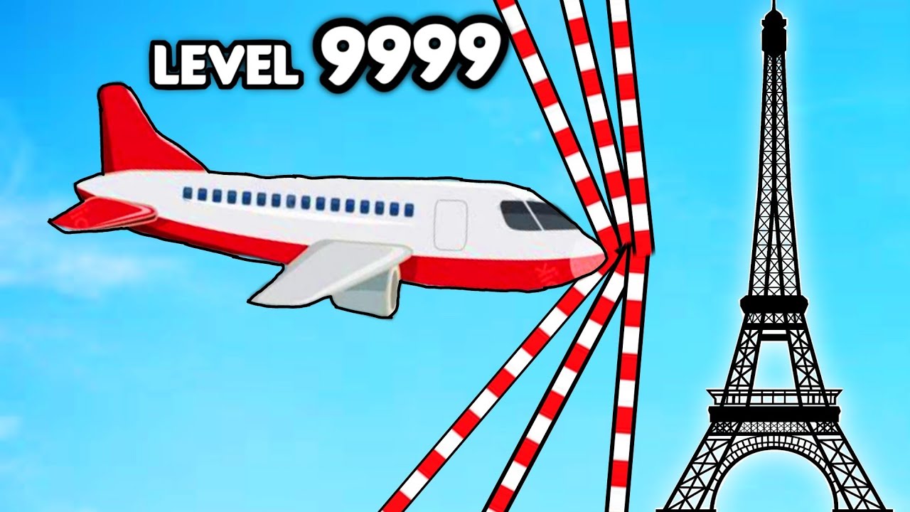 Stopping A Aeroplane From Crash By Using Ropes (FUNNY)