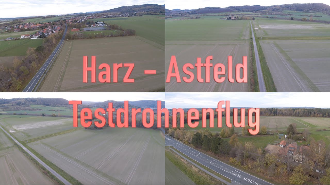 Harz - Astfeld / Langelsheim -  Testdrohnenflug