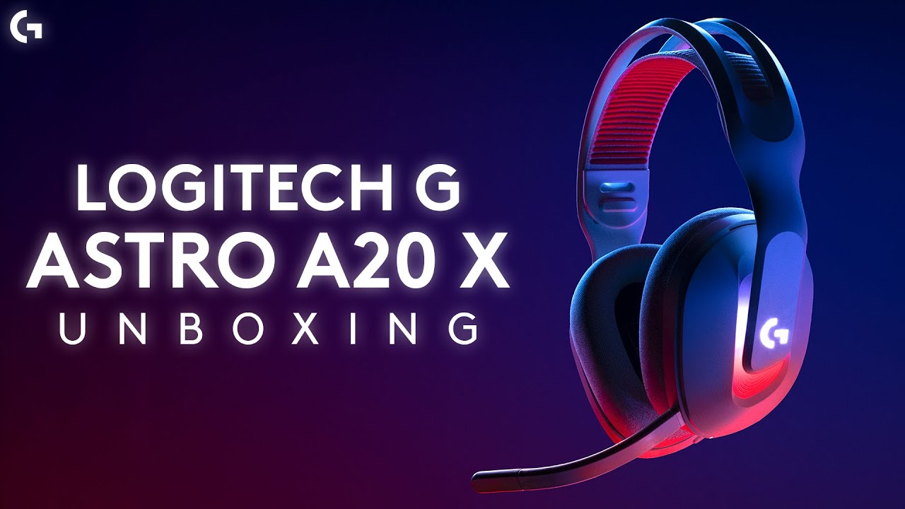 Logitech G Astro A20 X &ndash; rozpakowywanie i konfiguracja