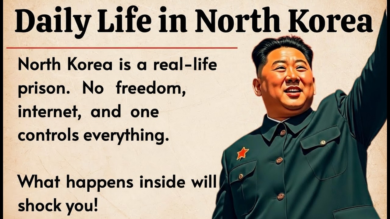 Inside Daily Life in North Korea 😱 | Learn English Through Story Level 3 🔥 Listening Practice